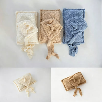Avezano Newborn Pillow And Hat Photography Prop Set