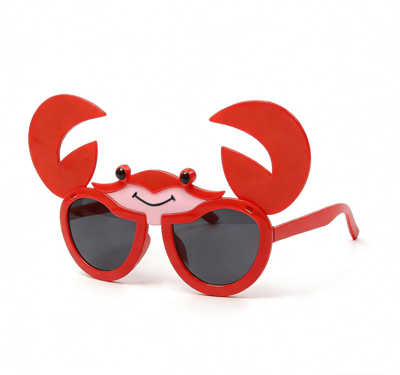 Avezano Shark Crab Shaped Novelty Sunglasses Sea Animal Decor for Beach Party