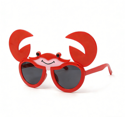 Avezano Shark Crab Shaped Novelty Sunglasses Sea Animal Decor for Beach Party