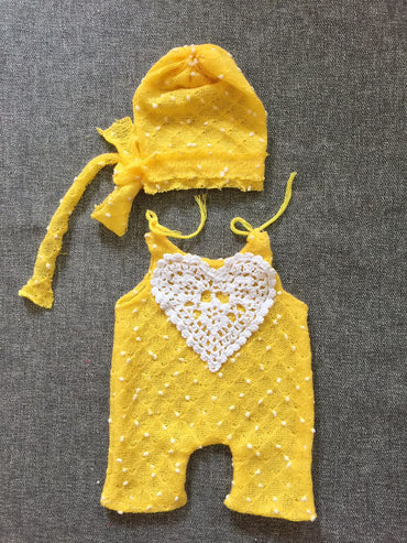 Avezano Baby Baby Suit Knitted Photography Suit 2-piece Set