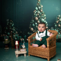 Avezano Christmas Tree and Presents Photography Backdrop Designed By Danyelle Pinnington