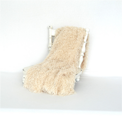 Avezano Feather Yarn Blanket for Newborn Photography Props