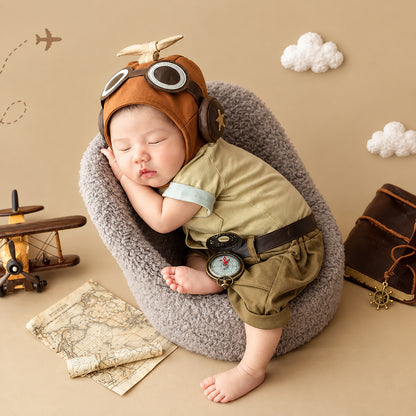Avezano Newborn Pilot Themed Photography Prop Set
