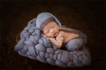 Avezano Knitted Newborn Outfit Photography Props