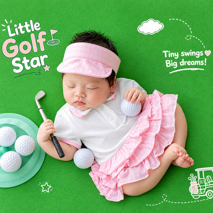 Avezano Newborn Golf Sport Themed Photography Prop Set