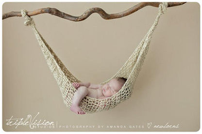 Avezano Newborn Knitted Hammock Photo Prop for Baby Photography