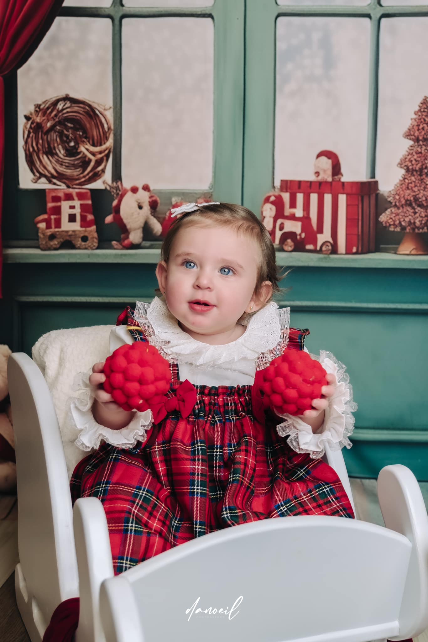 Avezano Christmas Gift Banner Room Photography Backdrop