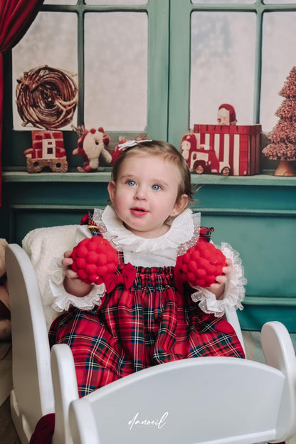 Avezano Christmas Gift Banner Room Photography Backdrop