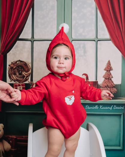 Avezano Christmas Gift Banner Room Photography Backdrop