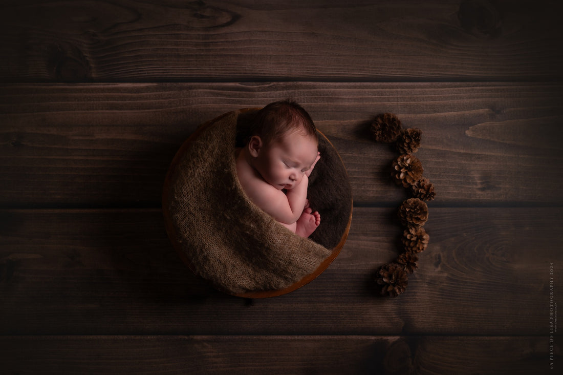 Avezano Retro Wood Backdrop Baby Photography