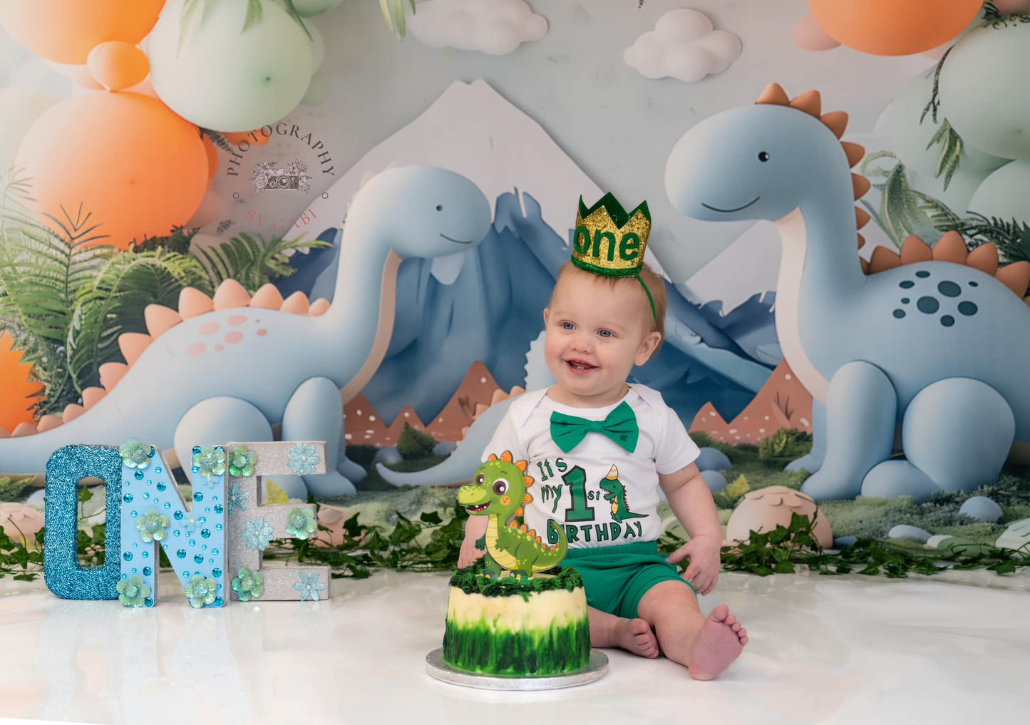 Toile de fond du modèle de dinosaures bleus d'Avezano conçue par Danyelle Pinnington