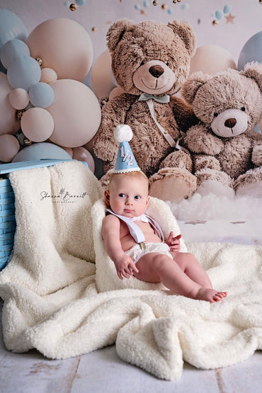 Avezano Toy Bears and Balloons Photography Background