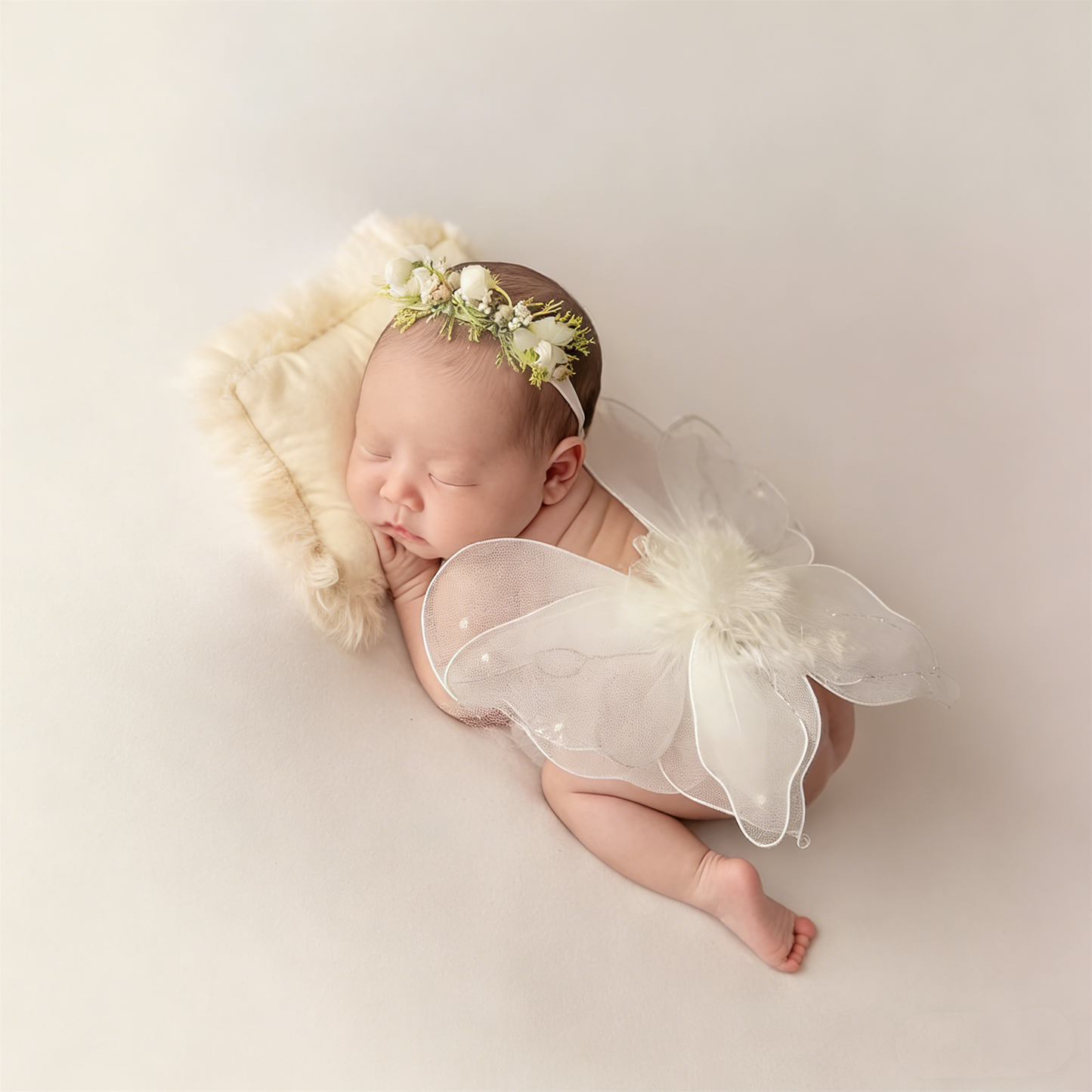 Avezano Newborn Moon Butterfly Wings Fairyland Theme Photography Props