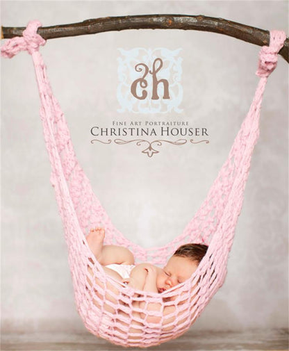 Avezano Newborn Knitted Hammock Photo Prop for Baby Photography