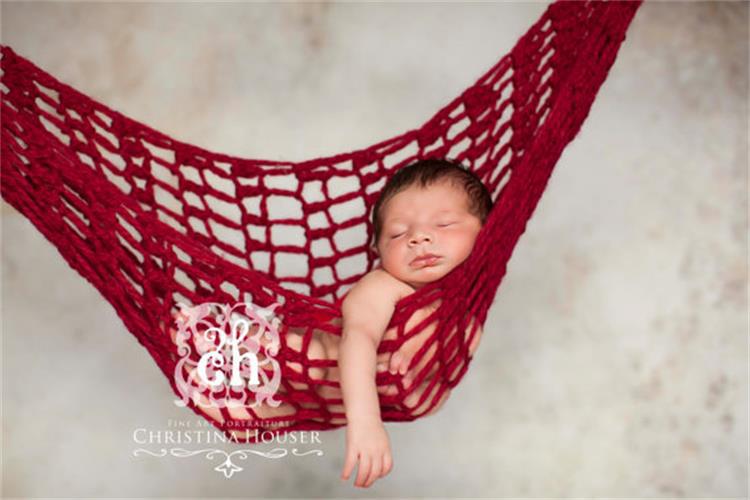 Avezano Newborn Knitted Hammock Photo Prop for Baby Photography