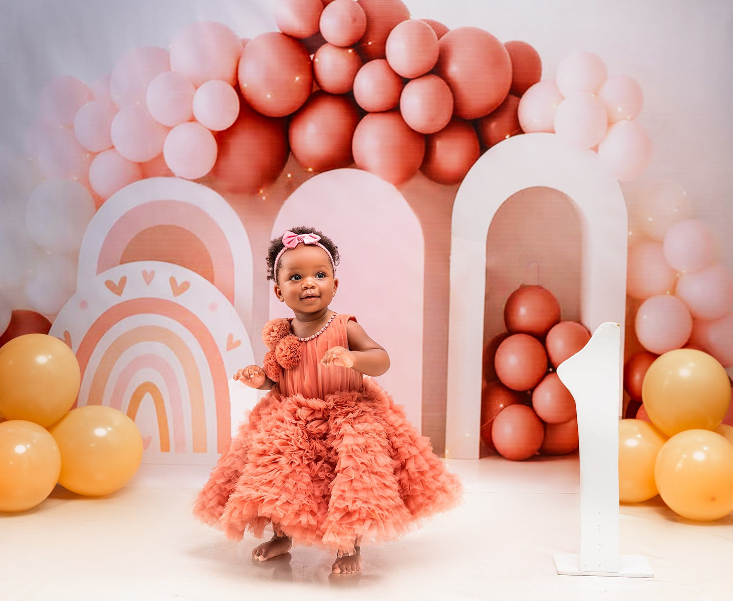 Avezano Rainbow Arch Baby Party Backdrop Designed By Polly Ro Design