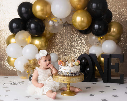 Toile de fond pour photographie de gâteau sur le thème des animaux de la jungle sauvage d'Avezano conçue par Angela Forker