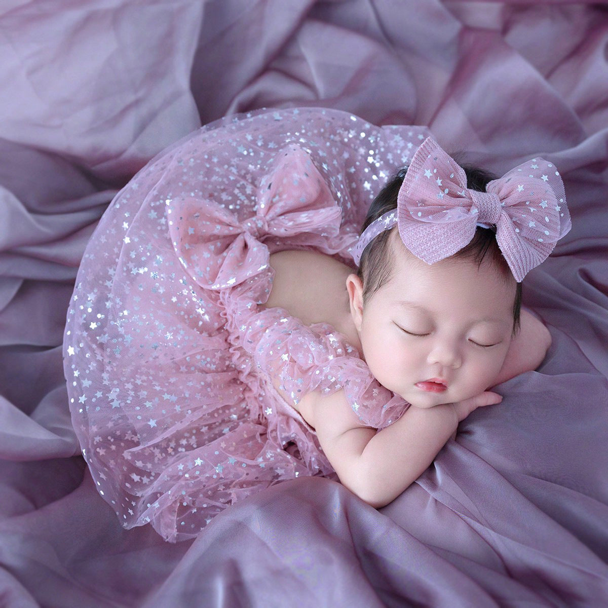 Avezano Baby Sleeveless Princess Bodysuit Summer Photo Outfit