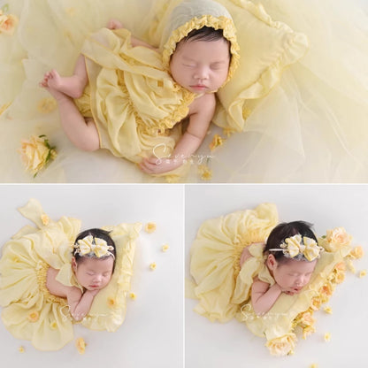 Avezano Newborn Lemon Theme Photo Outfit Photography Prop