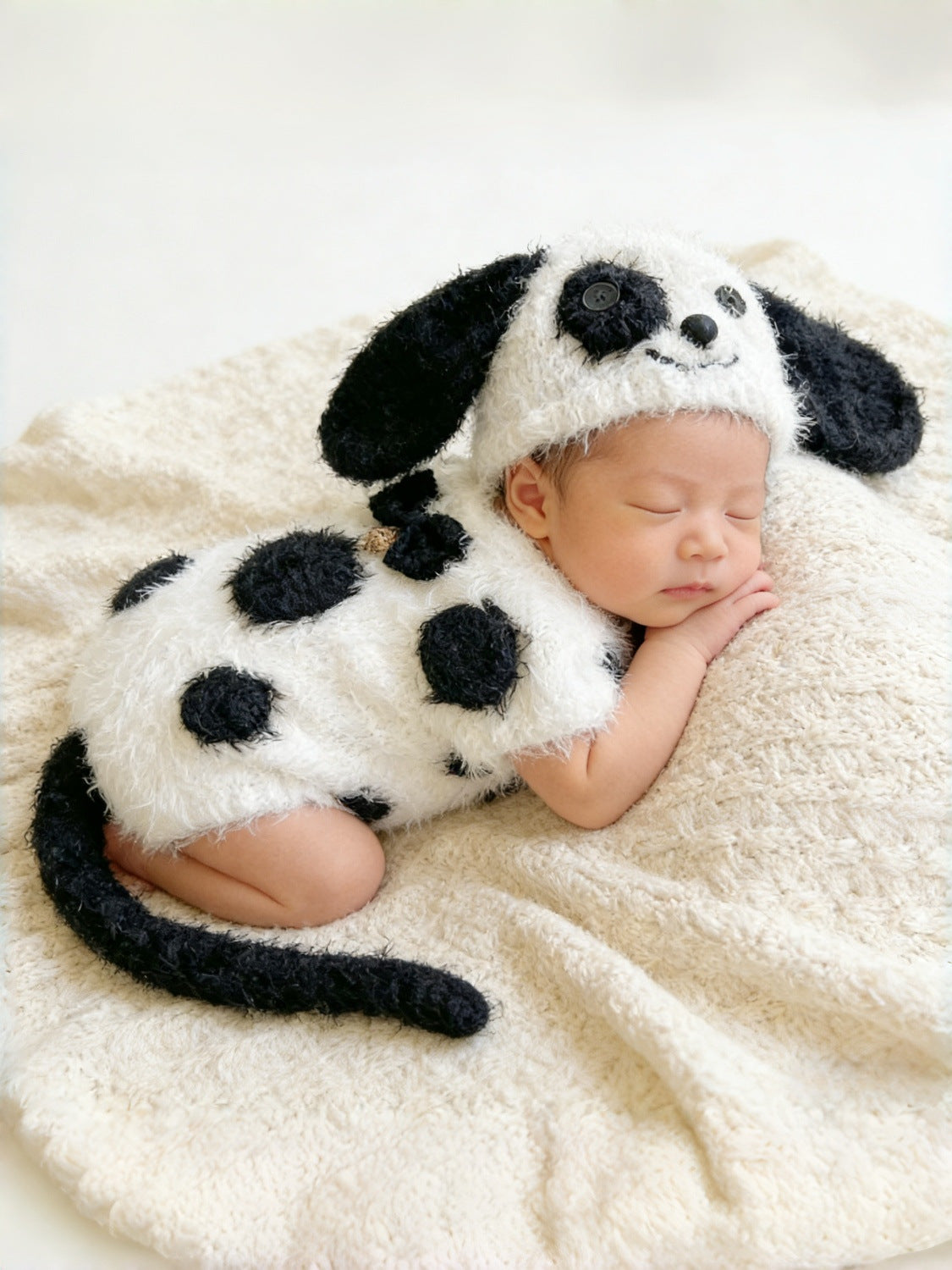 Avezano Cartoon Animal Crochet Outfit Set Newborn Baby Photo Props