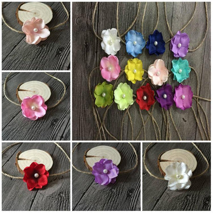 Avezano Floral Kids Headband Photography Prop