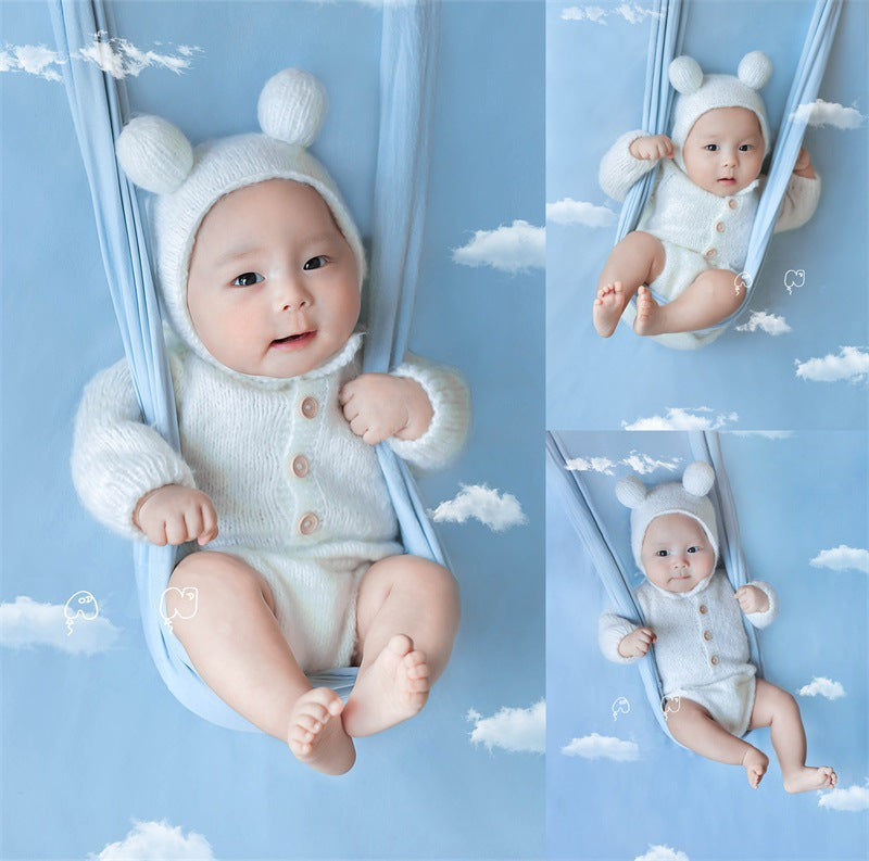 Avezano Newborn 100-Day Baby Swing Theme Photo Prop Set