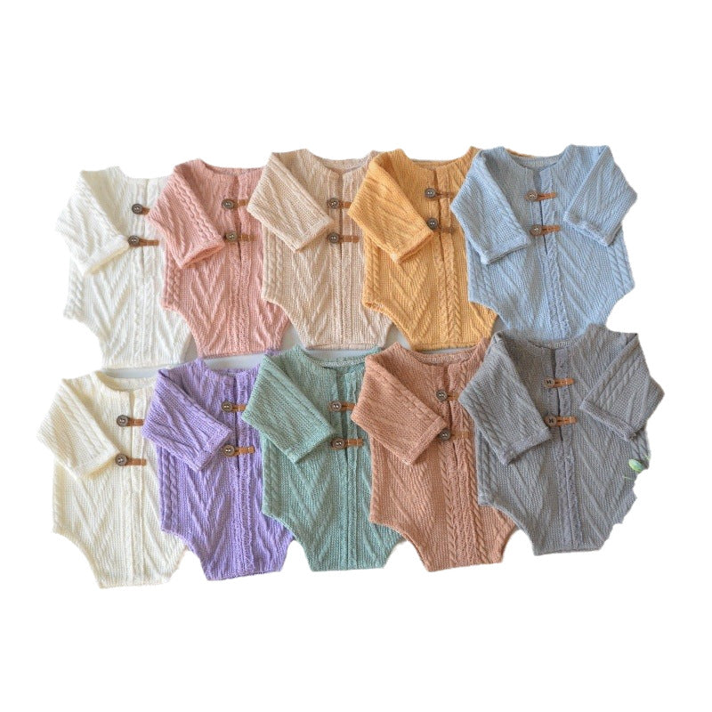 Avezano Knitted Romper For Newborn Photography