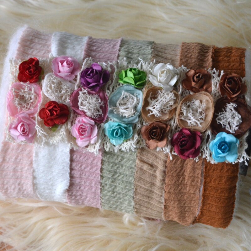 Avezano Floral Newborn Headband Photography Prop
