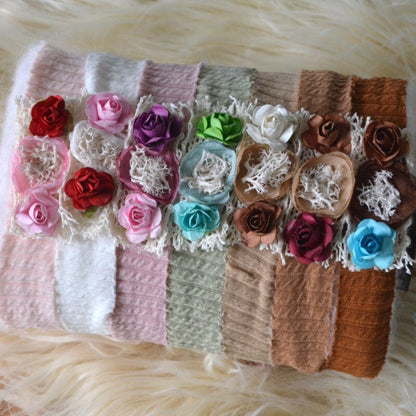 Avezano Floral Newborn Headband Photography Prop