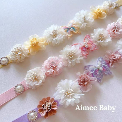 Avezano Ballet Floral Newborn Headband Photography Prop
