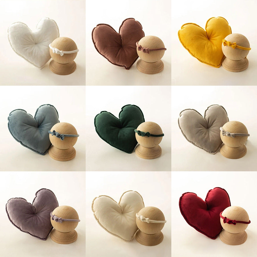 Avezano Heart Pose Newborn Pillow Set Photo Props