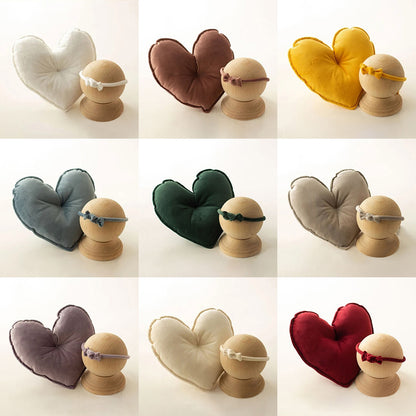 Avezano Heart Pose Newborn Pillow Set Photo Props