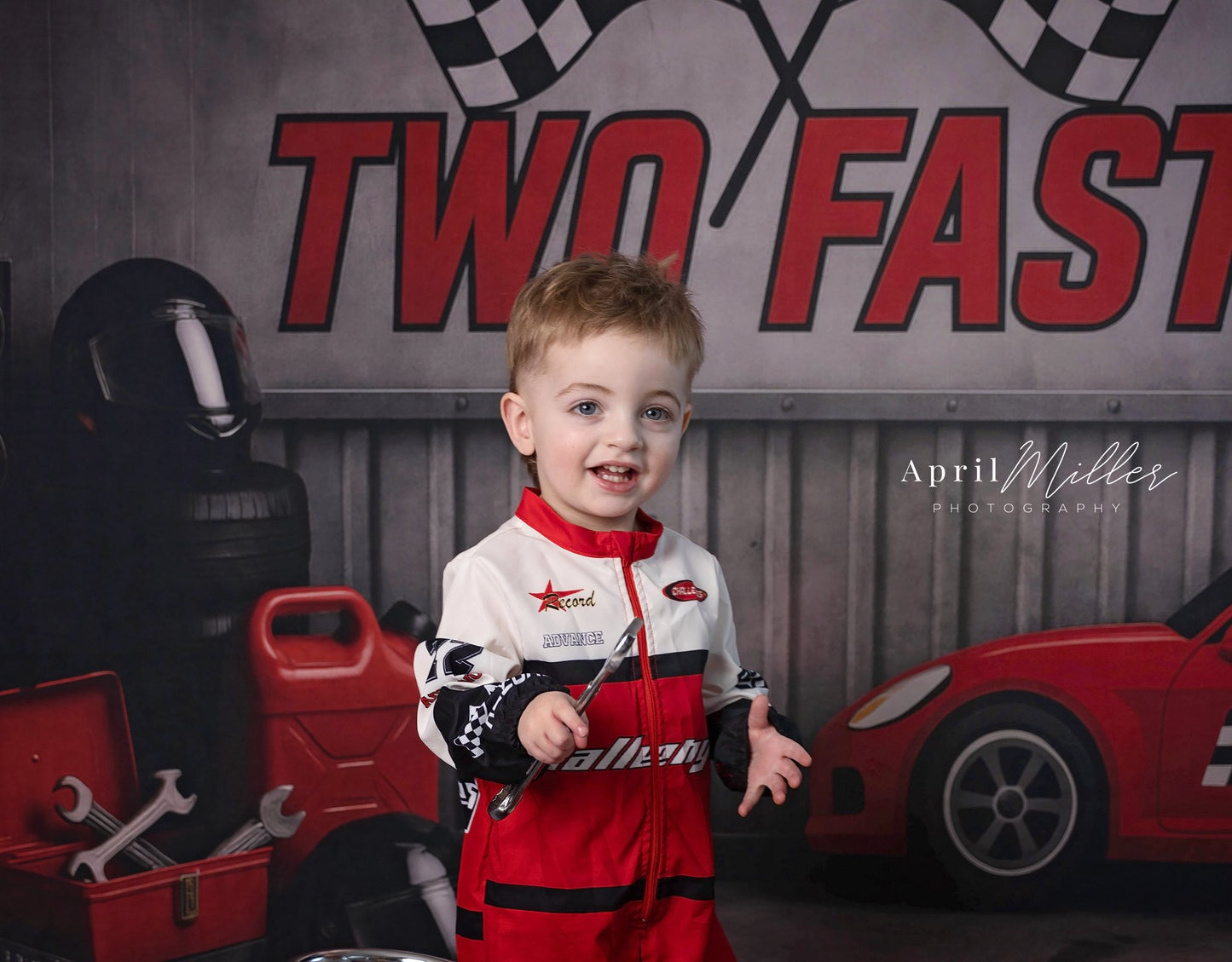 Avezano Racing Themed Cakesmash Backdrop Designed By Polly Ro Design