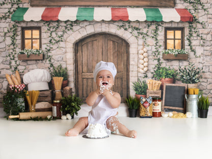Avezano Pasta Kitchen Stone Cottage Backdrop Designed By Enchanted Design Studio