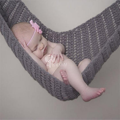 Avezano Newborn Knitted Hammock Photo Prop for Baby Photography