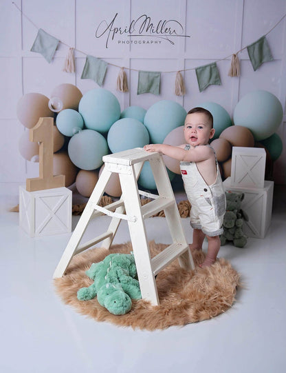 Toile de fond pour photographie de pailles et d'œufs de Pâques d'Avezano conçue par Polly Ro Design
