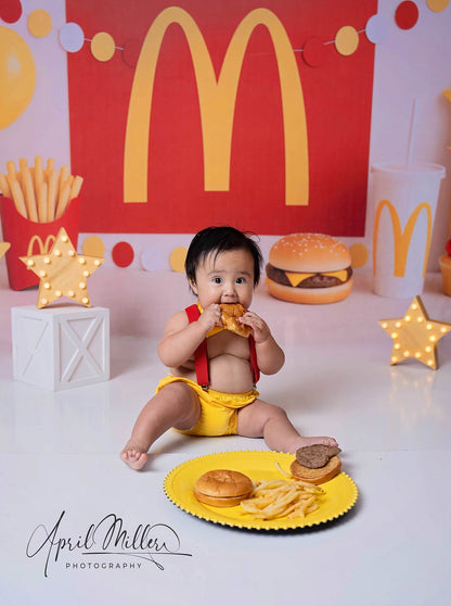 Avezano McDonald's Inspired Photography Backdrop Designed By Lidia Redekopp