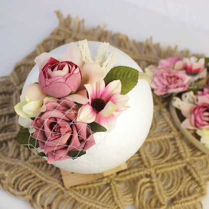 Avezano Kids Newborn Flower Hairband Photo Prop