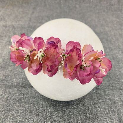 Avezano Newborn Kid Floral Headband Ombre Flower Photo Prop