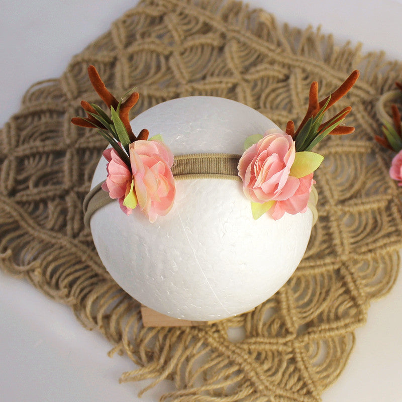 Avezano Kids Newborn Flower Hairband Photo Prop