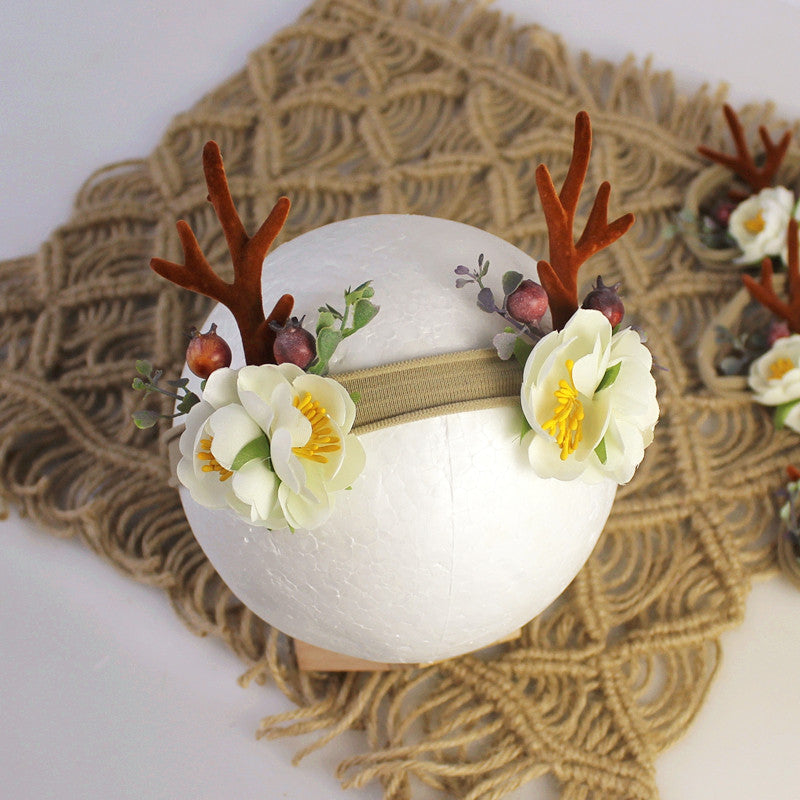 Avezano Kids Newborn Flower Hairband Photo Prop