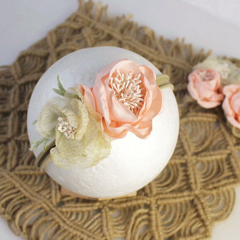 Avezano Kids Newborn Flower Hairband Photo Prop
