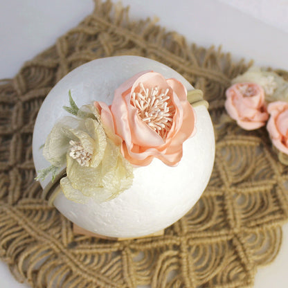 Avezano Kids Newborn Flower Hairband Photo Prop