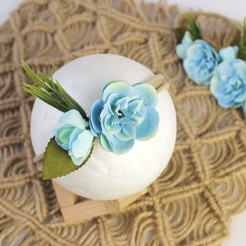 Avezano Kids Newborn Flower Hairband Photo Prop