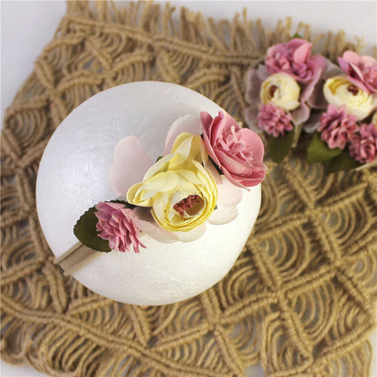 Avezano Kids Newborn Flower Hairband Photo Prop