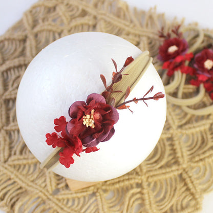 Avezano Kids Newborn Flower Hairband Photo Prop
