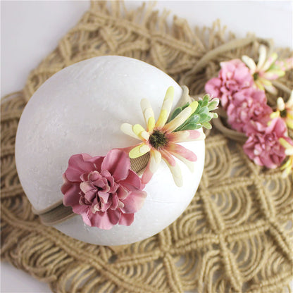 Avezano Kids Newborn Flower Hairband Photo Prop