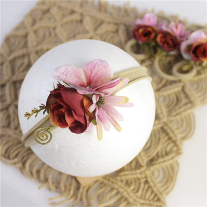 Avezano Kids Newborn Flower Hairband Photo Prop