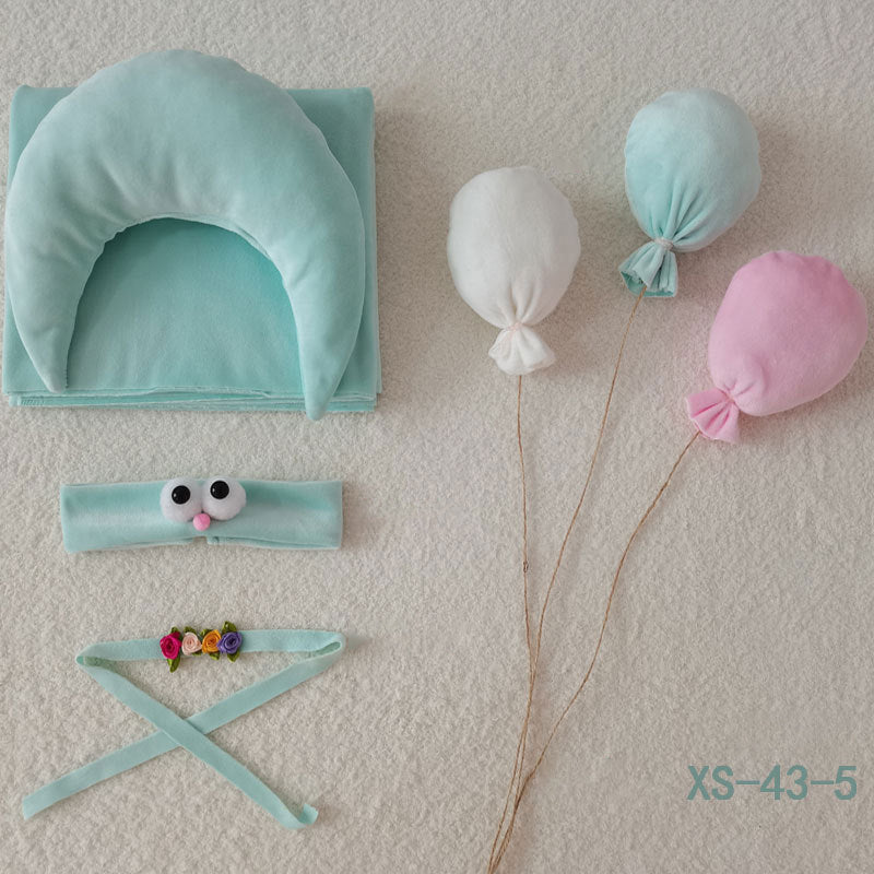 Avezano Newborn Photography Prop Set Swaddle Wrap with Hat
