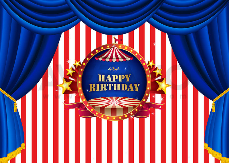 Avezano Kids Cake Birthday Party Circus Photography Background-AVEZANO